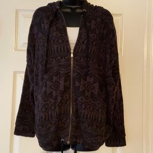Women’s hooded sweater jacket xl
